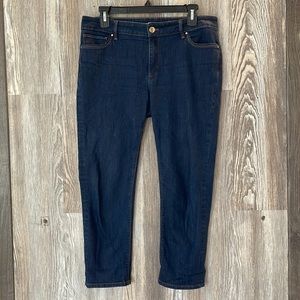 White House Black Market slim crop jeans, 8S